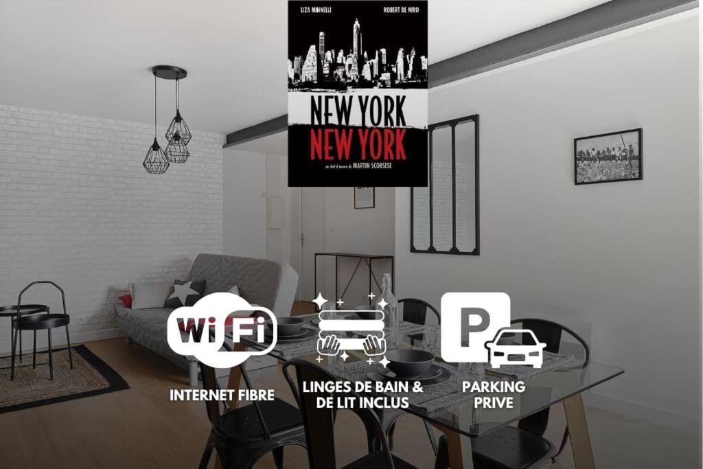New-York New-York : Fibre Wifi/Linge/Parking Leilighet Châteaubriant Eksteriør bilde